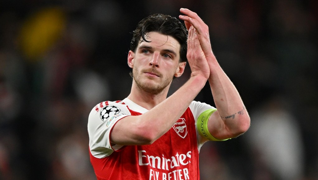 Declan Rice podría estar en problemas con la UEFA tras su perorata tras el partido del Atlético Declan Rice podría estar en problemas con la UEFA tras su perorata tras el partido del Atlético