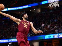 Jarrett Allen registra una primera mitad monstruosa cuando los Cavs se enfrentan a los Lakers