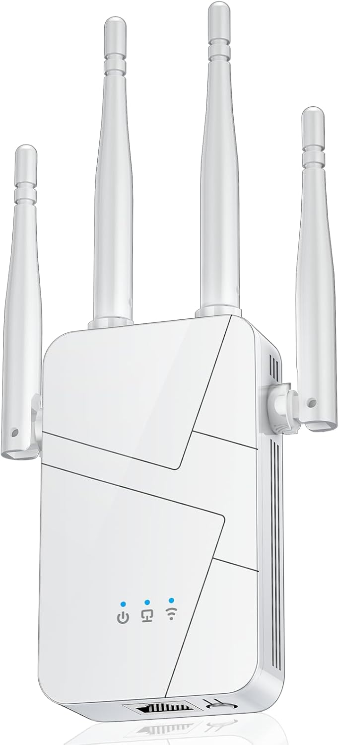 2025 WiFi Extender Signal Booster for Home, 15000sq.ft Wireless Internet Repeater, Long Range WiFi Booster and Signal Amplifier w/Ethernet Port, WiFi Router Extender Support 99% Devices, 1-Tap Setup 2025 WiFi Extender Signal Booster for Home, 15000sq.ft Wireless Internet Repeater, Long Range WiFi Booster and Signal Amplifier w/Ethernet Port, WiFi Router Extender Support 99% Devices, 1-Tap Setup