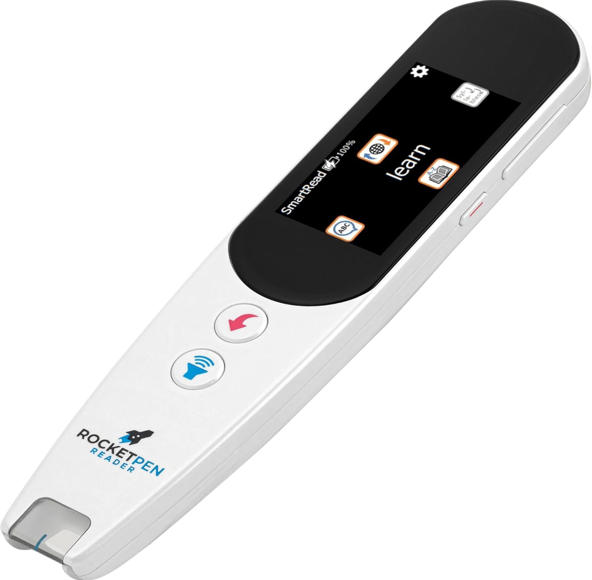 Rocket Pen Reading Tutor + Case. More Than Just a Text to Speech Reader. Make Reading Your New Super Power Using Its Six Methods to Mastery. Scans Both Print and Onscreen. No PC Needed. Rocket Pen Reading Tutor + Case. More Than Just a Text to Speech Reader. Make Reading Your New Super Power Using Its Six Methods to Mastery. Scans Both Print and Onscreen. No PC Needed.