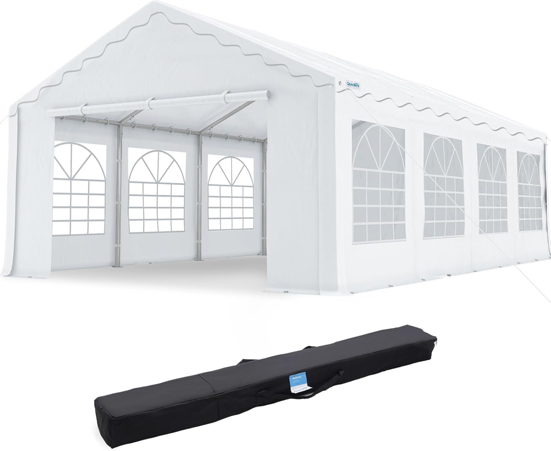 Quictent 13x26ft Party Tent Heavy Duty Upgraded Galvanized Outdoor Canopy Tent Carport Wedding Event Shelter Wedding Tents for Parties with Storage Bags Quictent 13x26ft Party Tent Heavy Duty Upgraded Galvanized Outdoor Canopy Tent Carport Wedding Event Shelter Wedding Tents for Parties with Storage Bags