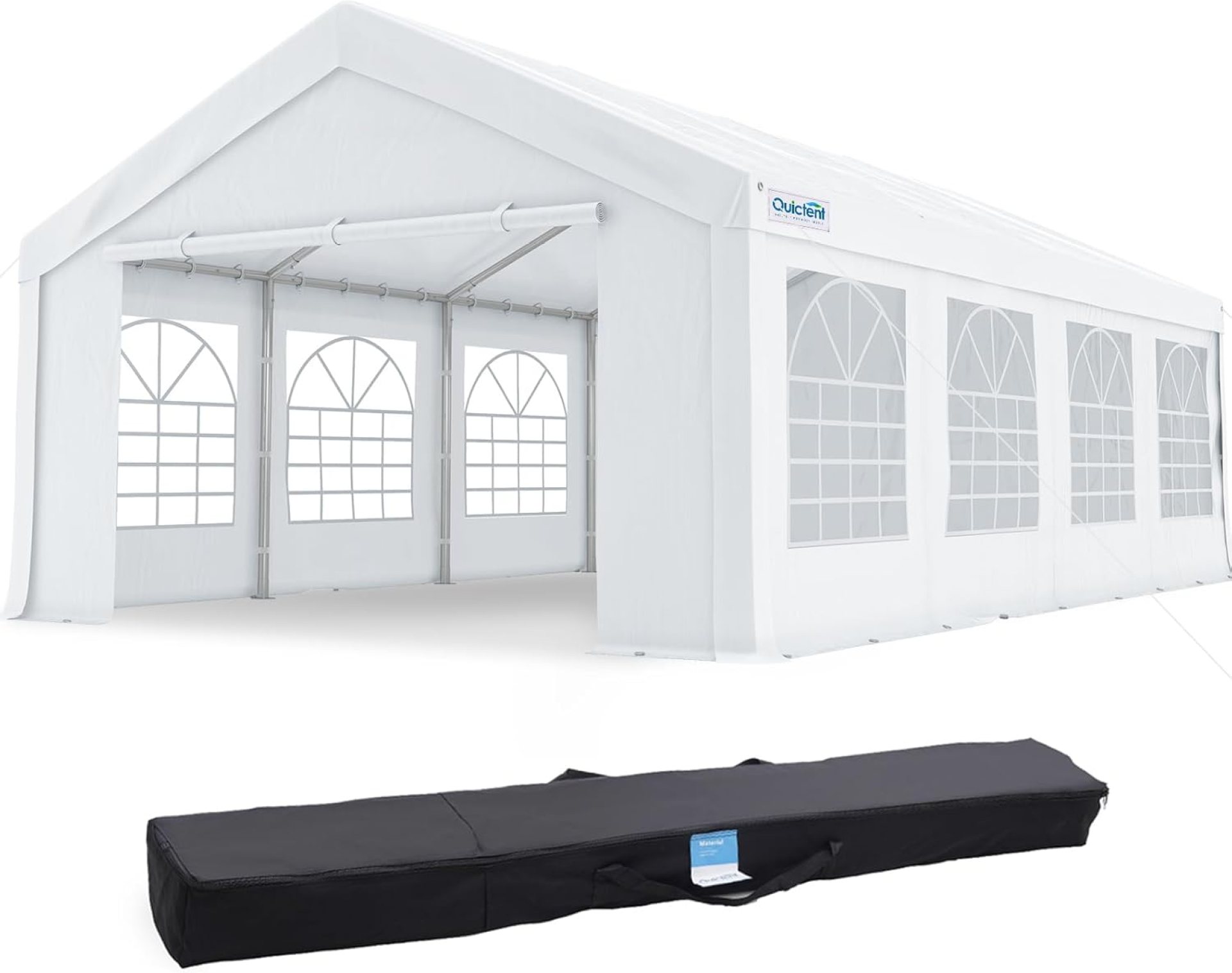 Quictent Party Tent Heavy Duty Outdoor Canopy Tent Wedding Event Shelter BBQ Wedding Tents for Parties with Storage Bags (13’x26′) Quictent Party Tent Heavy Duty Outdoor Canopy Tent Wedding Event Shelter BBQ Wedding Tents for Parties with Storage Bags (13’x26′)