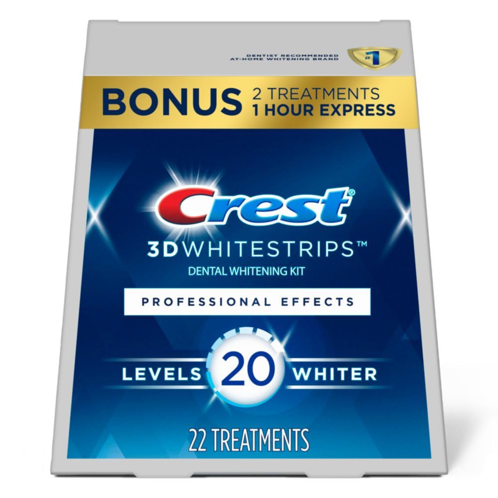 Crest 3D Whitestrips Professional Effects, Whitestrip 3D White, Teeth Whitening Strip Kit, 44 Strips (22 Count Pack), Crest Teeth Whitening Strips, Teeth Whitening Kit Crest 3D Whitestrips Professional Effects, Whitestrip 3D White, Teeth Whitening Strip Kit, 44 Strips (22 Count Pack), Crest Teeth Whitening Strips, Teeth Whitening Kit
