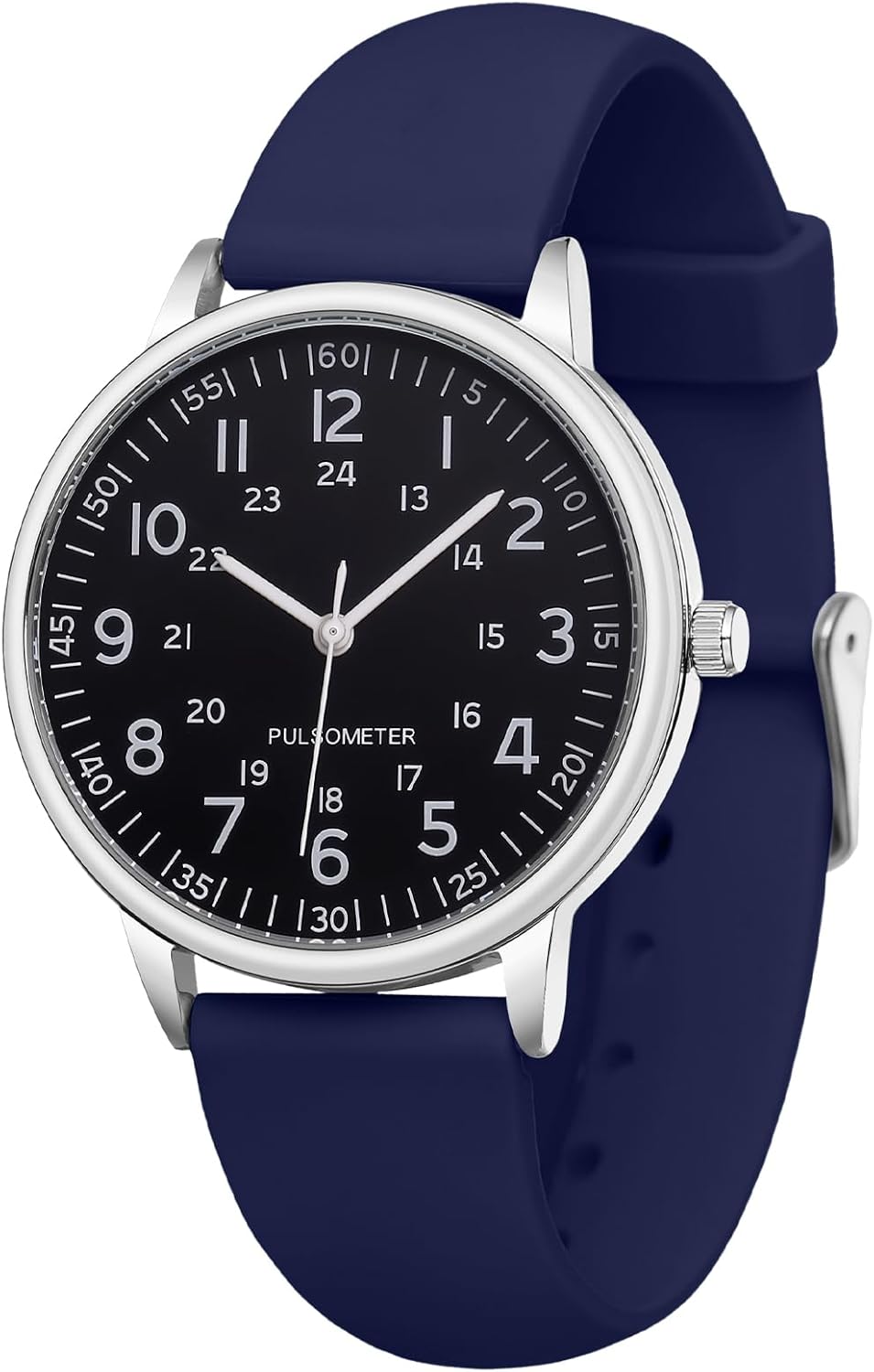Women Watch for Nurse Easy to Read Dial Wristwatches Silicone Band Watches Second Hand and 24 Hour Nurse Watches Women Watch for Nurse Easy to Read Dial Wristwatches Silicone Band Watches Second Hand and 24 Hour Nurse Watches