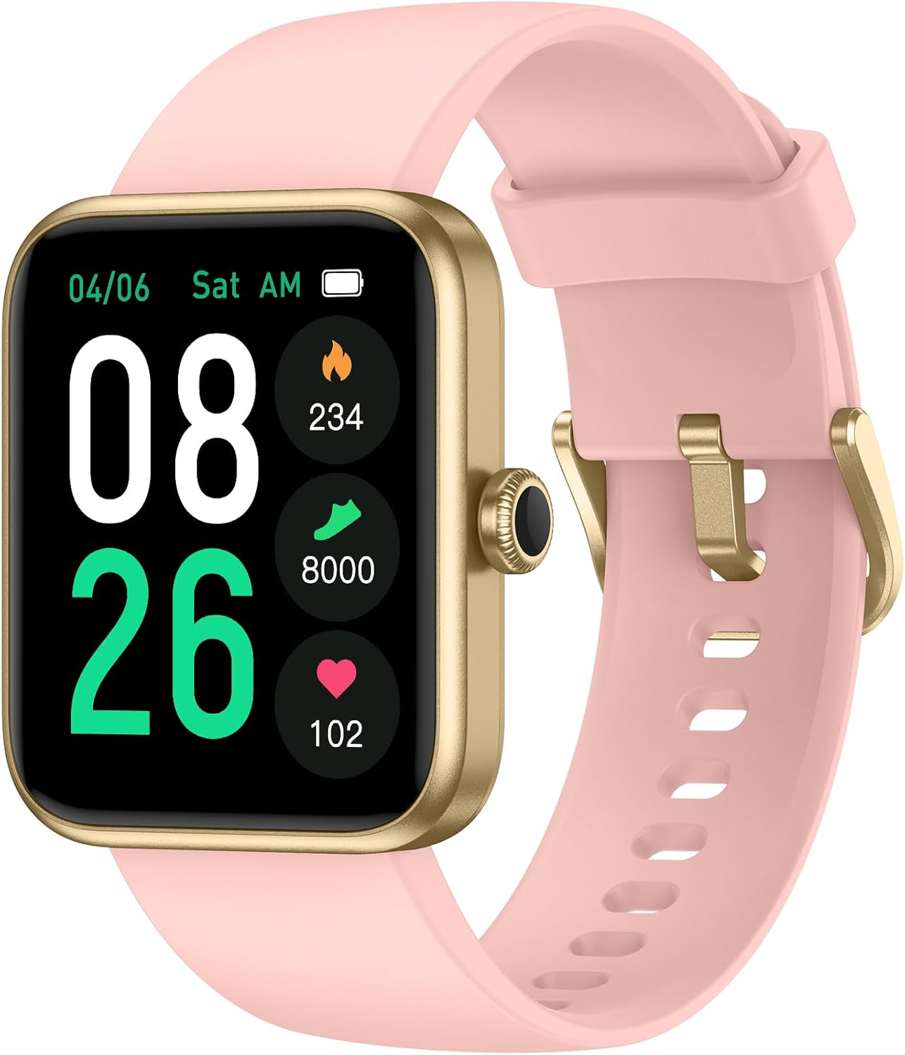 EURANS Smart Watch 45mm, Fitness Watch with Heart Rate/Sleep Monitor Steps Calories Counter, IP68 Waterproof Activity Tracker Compatible with Android iOS EURANS Smart Watch 45mm, Fitness Watch with Heart Rate/Sleep Monitor Steps Calories Counter, IP68 Waterproof Activity Tracker Compatible with Android iOS