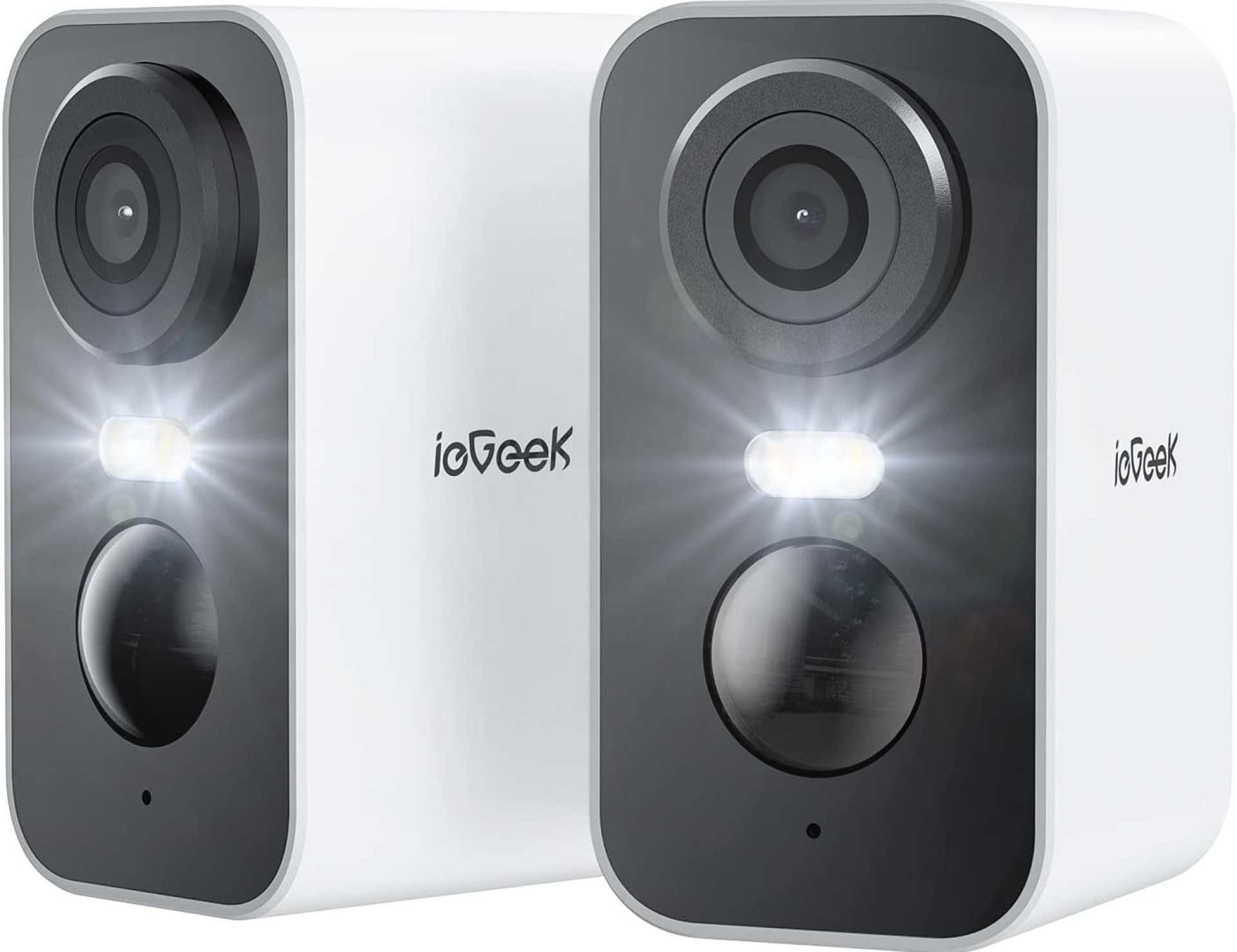 ieGeek Security Cameras Wireless Outdoor 2-Pack, 2K WiFi Surveillance Camera for Home Security, Battery Powered Security Cameras with Siren & Spotlight, AI Detection, App for Phone, IP65 Waterproof ieGeek Security Cameras Wireless Outdoor 2-Pack, 2K WiFi Surveillance Camera for Home Security, Battery Powered Security Cameras with Siren & Spotlight, AI Detection, App for Phone, IP65 Waterproof