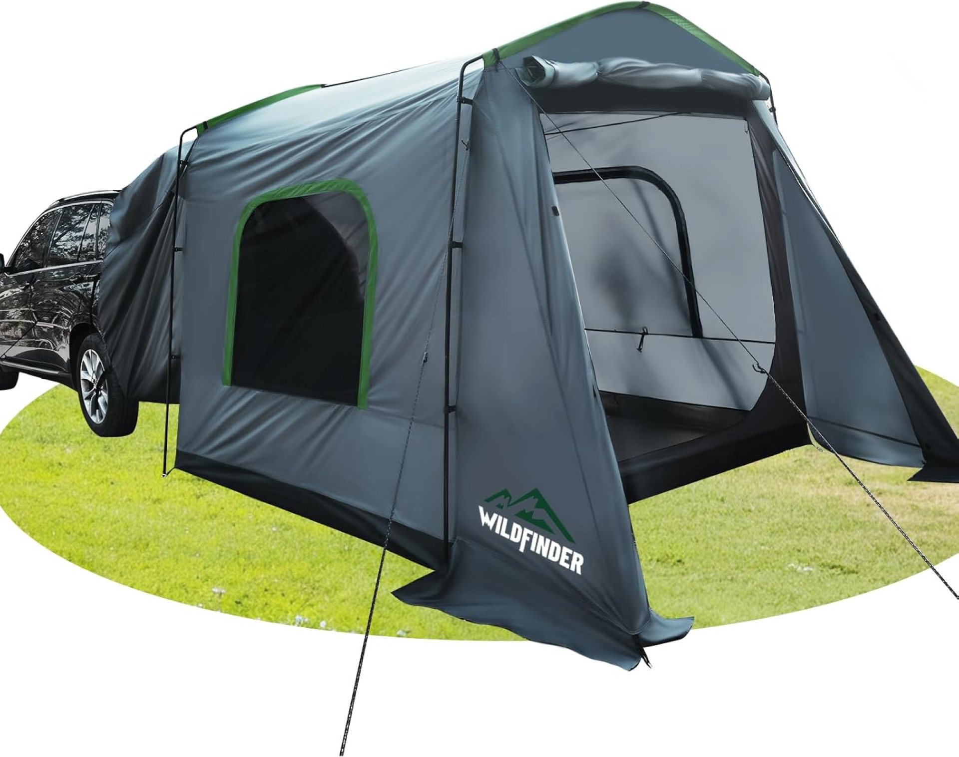 SUV Tent, 5-9 Person Rectangle Car Tent for Family, Waterproof & Windproof for Car Camping, Large Camping Tents with Storage Bag, SUV, Van, Jeep, Pickup 8FT L x 10.6FT W x 7.2FT H SUV Tent, 5-9 Person Rectangle Car Tent for Family, Waterproof & Windproof for Car Camping, Large Camping Tents with Storage Bag, SUV, Van, Jeep, Pickup 8FT L x 10.6FT W x 7.2FT H