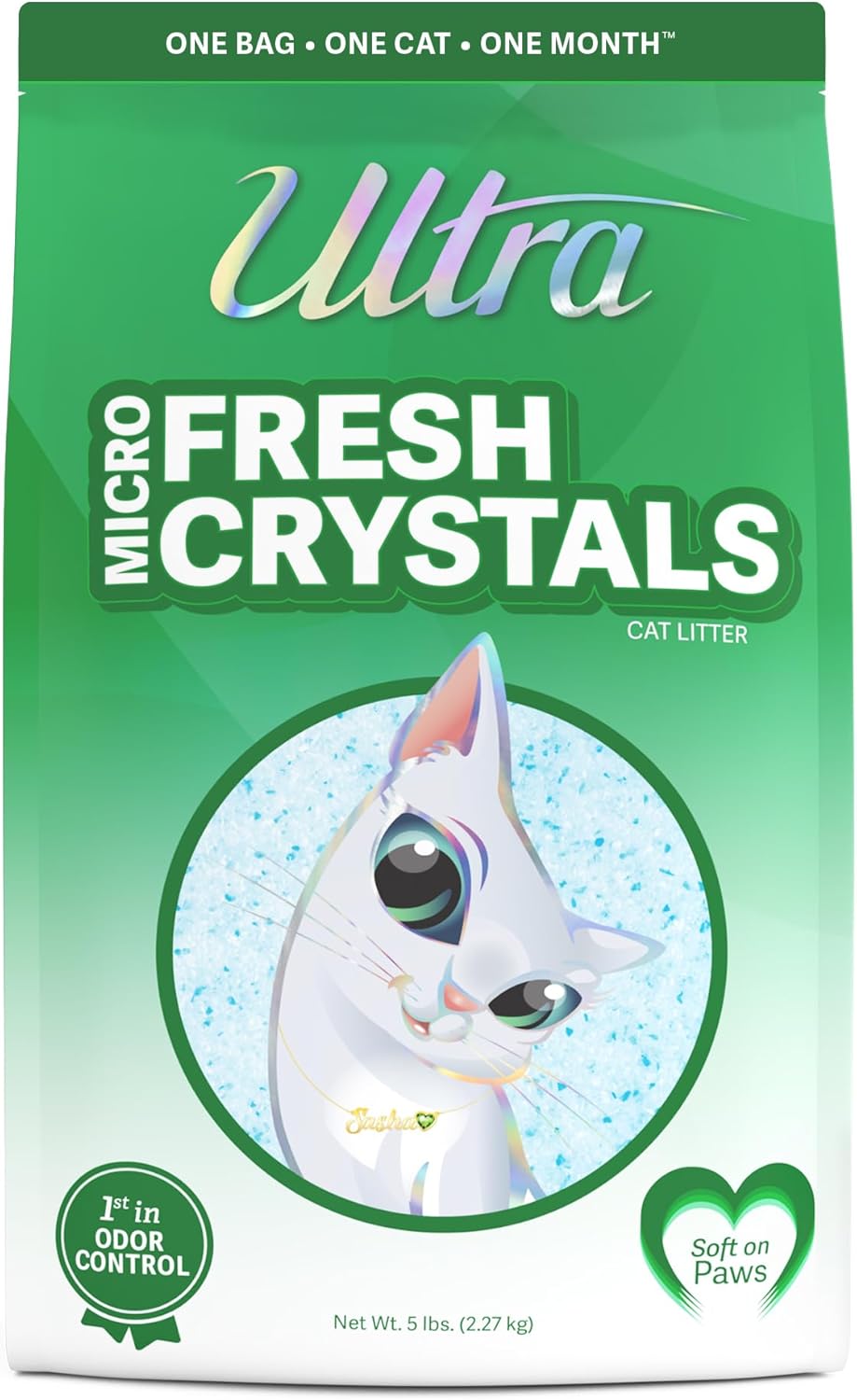 Ultra Fresh Scented Micro Crystals Premium Cat Litter – 99.9% Dust Free, Soft on Paws – 5 Lbs. Ultra Fresh Scented Micro Crystals Premium Cat Litter – 99.9% Dust Free, Soft on Paws – 5 Lbs.