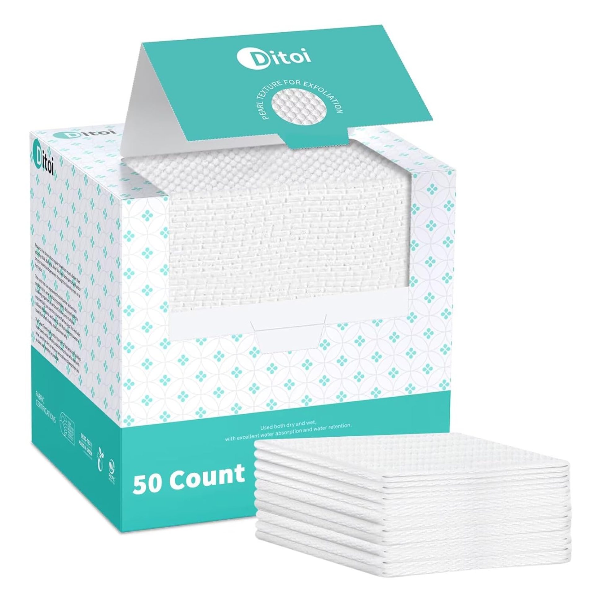 Disposable Face Towels,Ultra Thick Face Towelettes XL, Lint- Free Facial Wipes for Makeup Removal & Gentle Skin Care,50 Count, 10″×12″, Eco-Friendly Disposable Face Towels,Ultra Thick Face Towelettes XL, Lint- Free Facial Wipes for Makeup Removal & Gentle Skin Care,50 Count, 10″×12″, Eco-Friendly