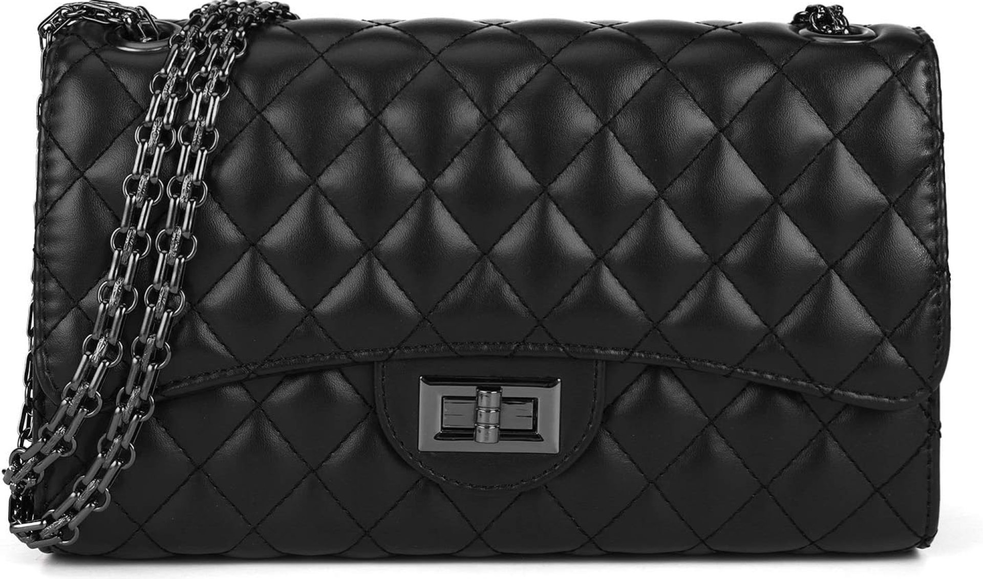 Gladdon Quilted Crossbody Purse for Women Trendy Ladies Shoulder Bag with Chain Designer Purses Gladdon Quilted Crossbody Purse for Women Trendy Ladies Shoulder Bag with Chain Designer Purses