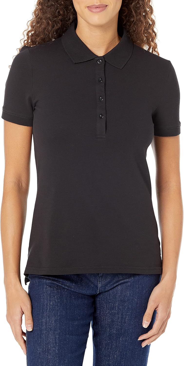 Amazon Essentials Women’s Short-Sleeve Polo Shirt (Available in Plus Size) Amazon Essentials Women’s Short-Sleeve Polo Shirt (Available in Plus Size)