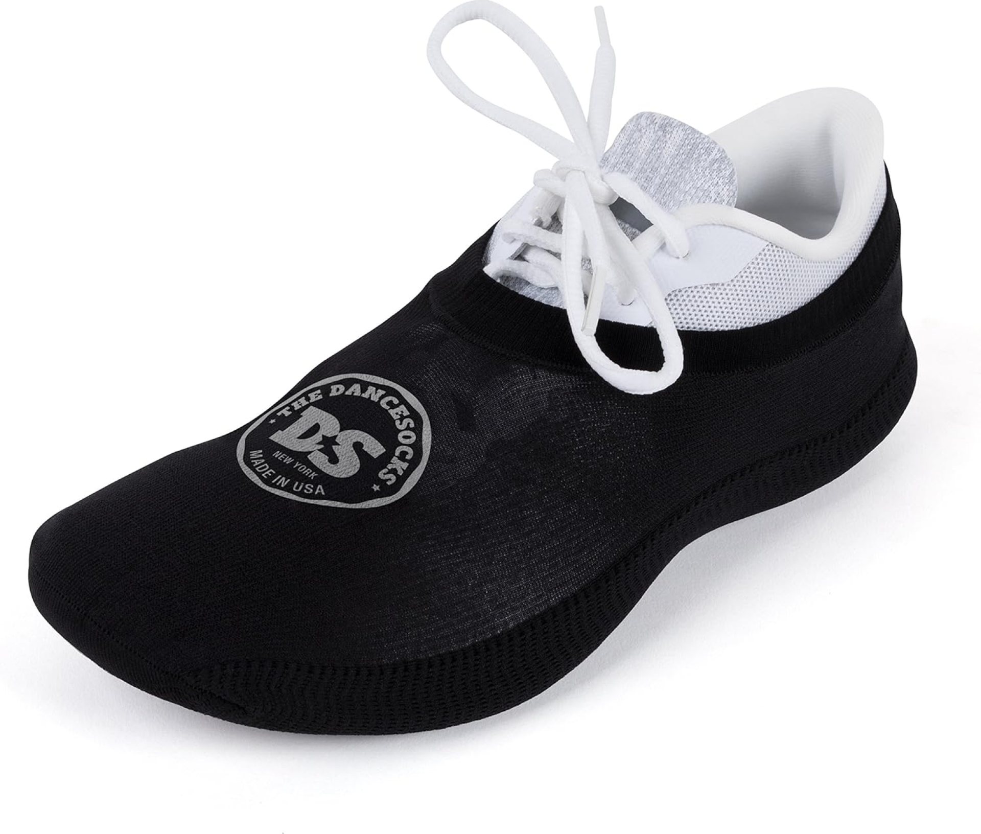 THE DANCESOCKS Carpet, Made in USA Original Over Sneaker Socks for Dance (1 pair – black) THE DANCESOCKS Carpet, Made in USA Original Over Sneaker Socks for Dance (1 pair – black)