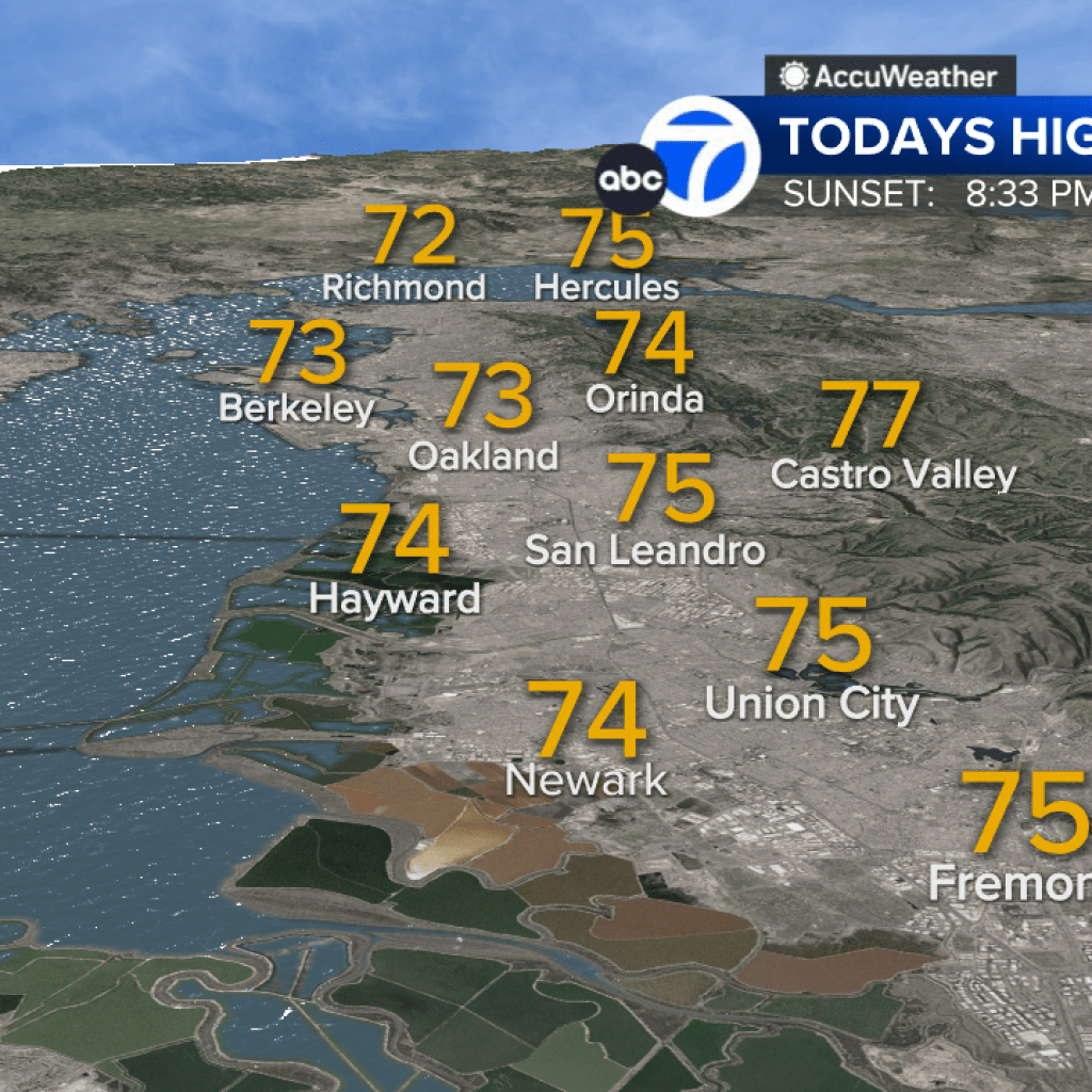 AccuWeather Forecast: Clouds, fog increase overnight as weak cold front moves into Bay Area AccuWeather Forecast: Clouds, fog increase overnight as weak cold front moves into Bay Area