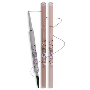 Waterproof Gel Eyeliner Pencil – Highly Pigmented, Smudge-proof, Longwearing and Ultra-Fine Tip for Precise Eye Makeup – Built-in Brush for Easy Application – Ideal for women & girls(01 Black)