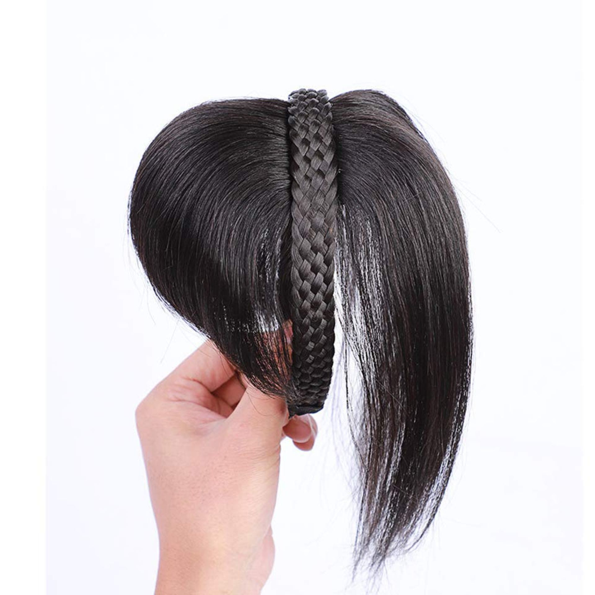 10″ Womens Human Hair Braided Headband Hairpiece Natural Looking Hairband Braids Human Hair Topper Clip In Topper Hair Extensions Wiglets With Bangs Twist Braid Human Hair Topper Natural Black 10″ Womens Human Hair Braided Headband Hairpiece Natural Looking Hairband Braids Human Hair Topper Clip In Topper Hair Extensions Wiglets With Bangs Twist Braid Human Hair Topper Natural Black