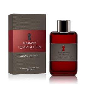Antonio Banderas Perfumes – Secret temptation – Eau de toilette for Men – Long Lasting – Masculine, Elegant and Sexy Fragance – Aromatic, Woody and Vanilla Notes – Ideal for Day Wear – 3.4 Fl Oz