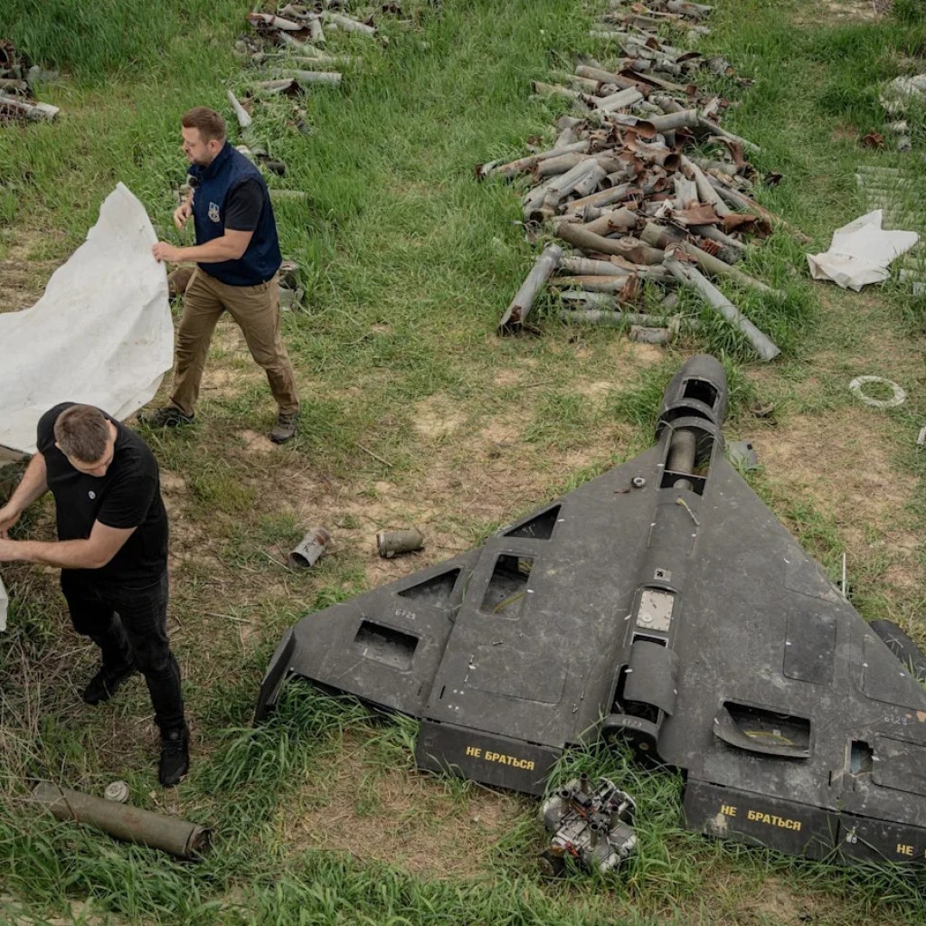 Ukraine says a large Russian in a single day missile and drone barrage was filled with 100,000 foreign-made components Ukraine says a large Russian in a single day missile and drone barrage was filled with 100,000 foreign-made components