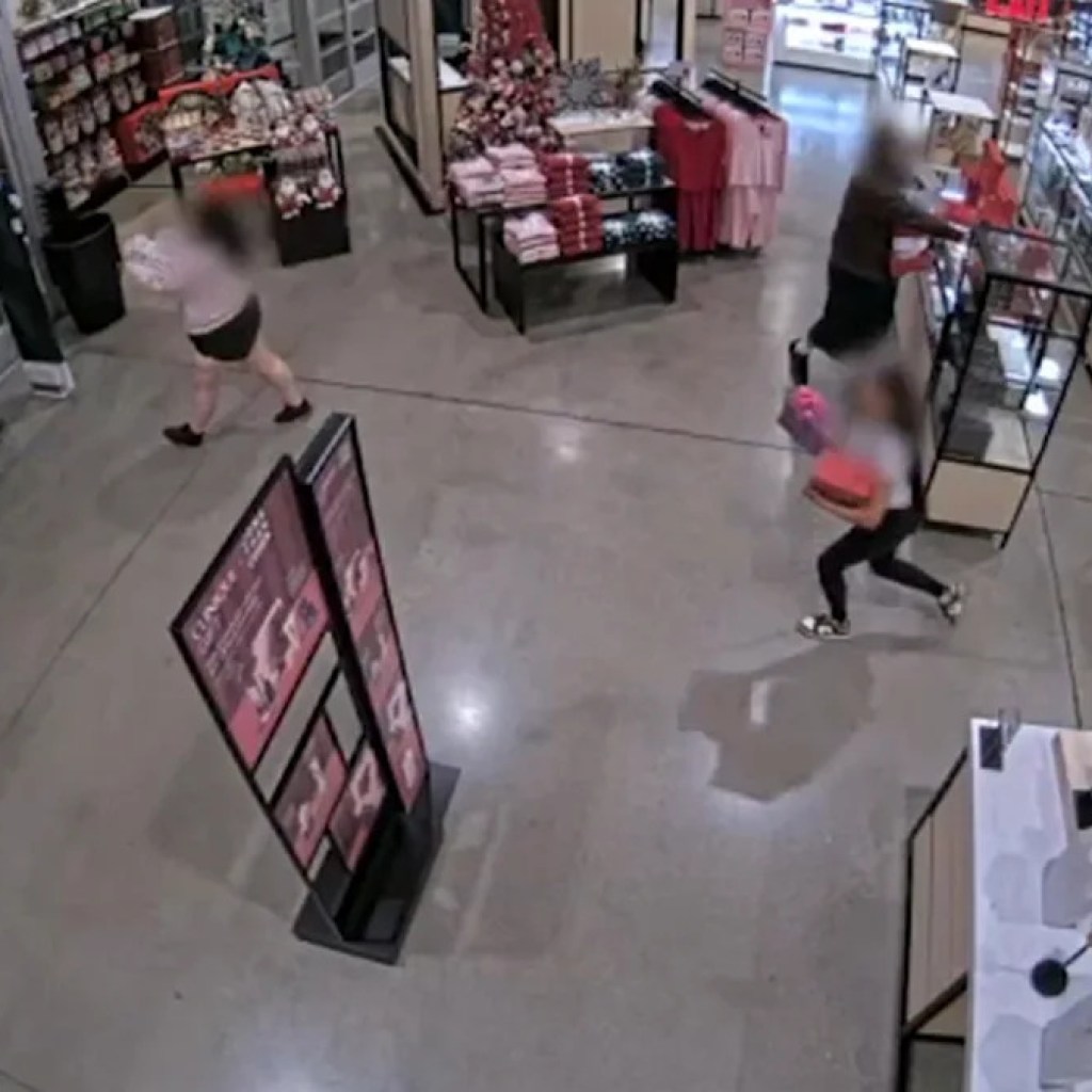 Video exhibits suspects making an attempt to steal bins of perfume merchandise from retailer in Upland Video exhibits suspects making an attempt to steal bins of perfume merchandise from retailer in Upland