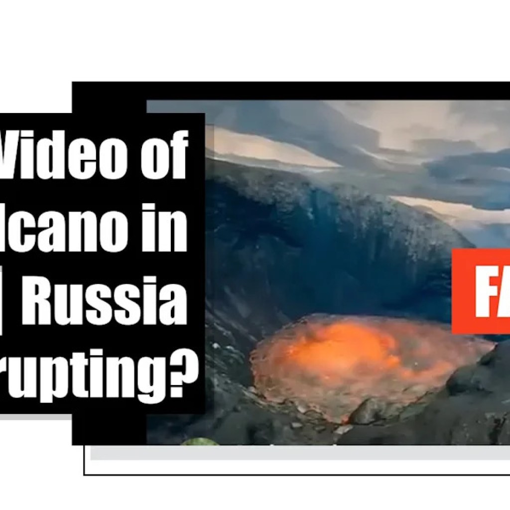 Clip reveals 2021 eruption of Fagradalsfjall in Iceland, not Russian volcano Clip reveals 2021 eruption of Fagradalsfjall in Iceland, not Russian volcano