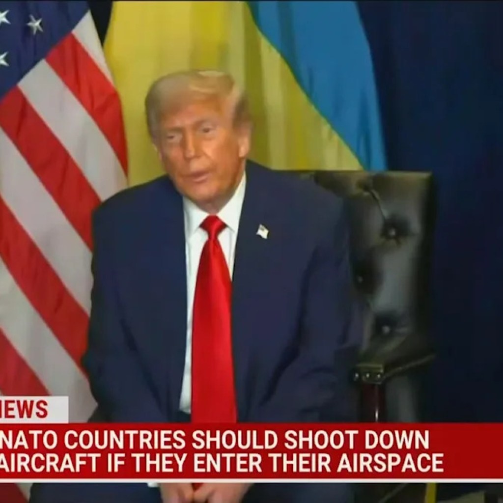 Trump Stuns With Reply on If NATO Ought to Shoot Down Russian Plane: ‘Heck of a Assertion’ Trump Stuns With Reply on If NATO Ought to Shoot Down Russian Plane: ‘Heck of a Assertion’