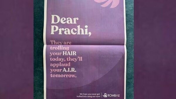 Shaving company’s ad in UP Board topper Prachi Nigam’s ‘support’ backfires Shaving company’s ad in UP Board topper Prachi Nigam’s ‘support’ backfires