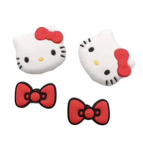 Sanrio Anime 신발 버클 액세서리 헬로 키티 Kulomi Yugui 개 Merloty 푸딩 개 만화 Diy 콤보 소녀 휴일 선물