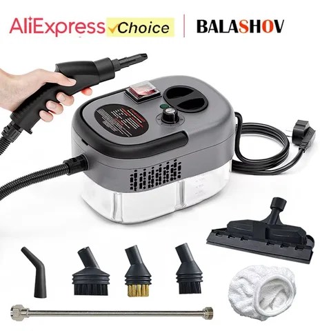 2500W 고온 및 온도 휴대용 스팀 청소기 에어컨 주방 후드 자동차 스팀 청소 기계 바닥 및 기타 청소