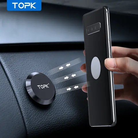 자동차 공기 환기용 TOPK 자기 전화 홀더 자동차용 자기 전화 마운트, 휴대폰 및 미니 태블릿용 자동차 전화 홀더 마운트