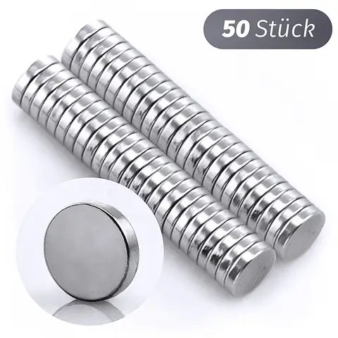 50pcs 슈퍼 강한 네오디뮴 디스크 자석 냉장고, DIY, 건물, 과학 및 사무실 자석에 대 한 강력한 희토류 자석