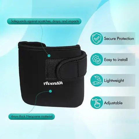 도로, 여행용 보트 타기 및 얼음 낚시에 이상적인 4mm 두께의 네오프렌으로 제작된 Aventik Humminbird 메가 라이브 변환기 커버