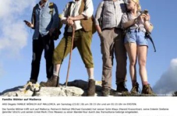 20.15 Uhr, Das Erste: „Familie Wöhler auf Mallorca“ 20.15 Uhr, Das Erste: „Familie Wöhler auf Mallorca“