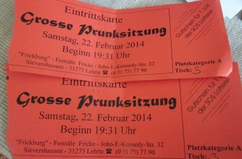 Zwei Karten für… Zwei Karten für…