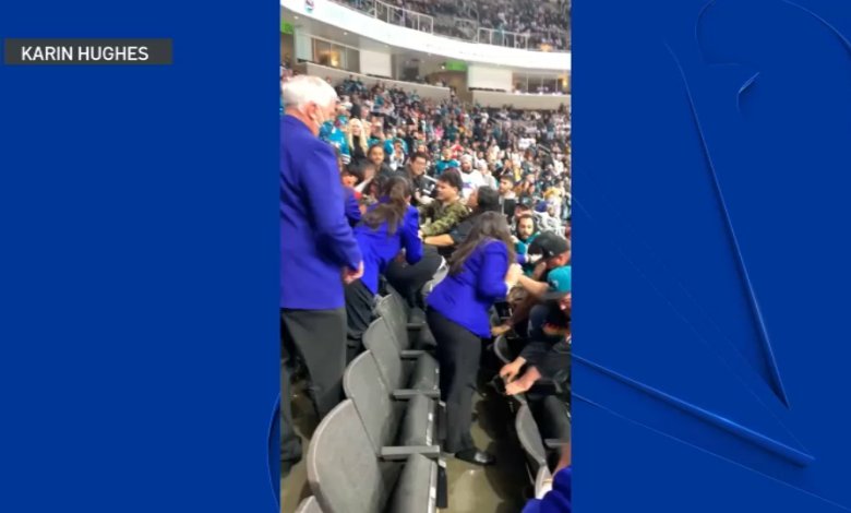 Cuộc ẩu đả tại trận đấu của San Jose Sharks Cuộc ẩu đả tại trận đấu của San Jose Sharks