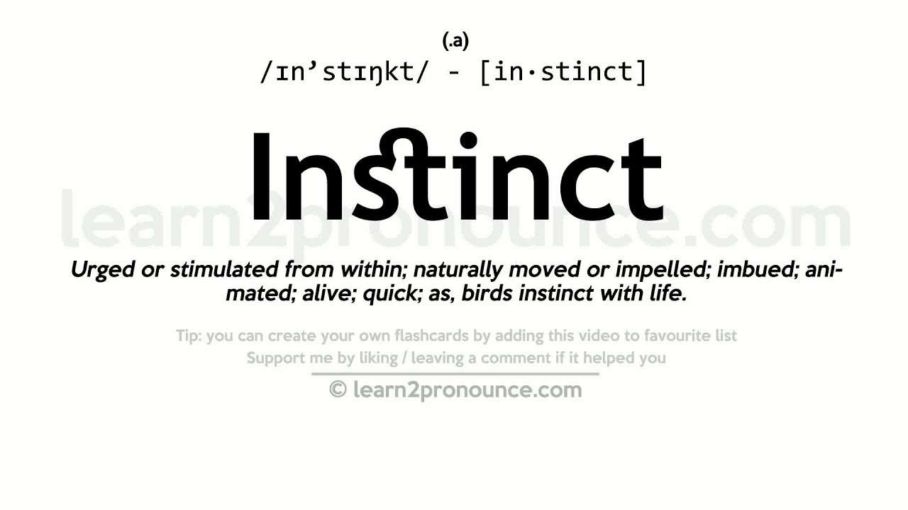 A Genetically Programmed Action Pattern The Ethologists Definition of Instinct A Genetically Programmed Action Pattern The Ethologists Definition of Instinct