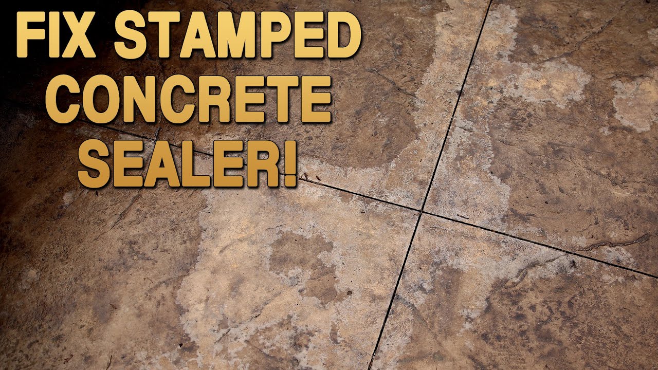 How to Reseal Stamped Concrete How to Reseal Stamped Concrete
