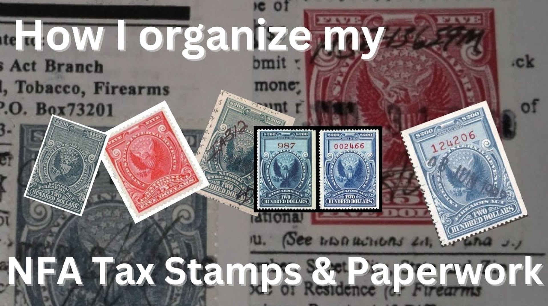 What is a Tax Stamp for a Gun? What is a Tax Stamp for a Gun?