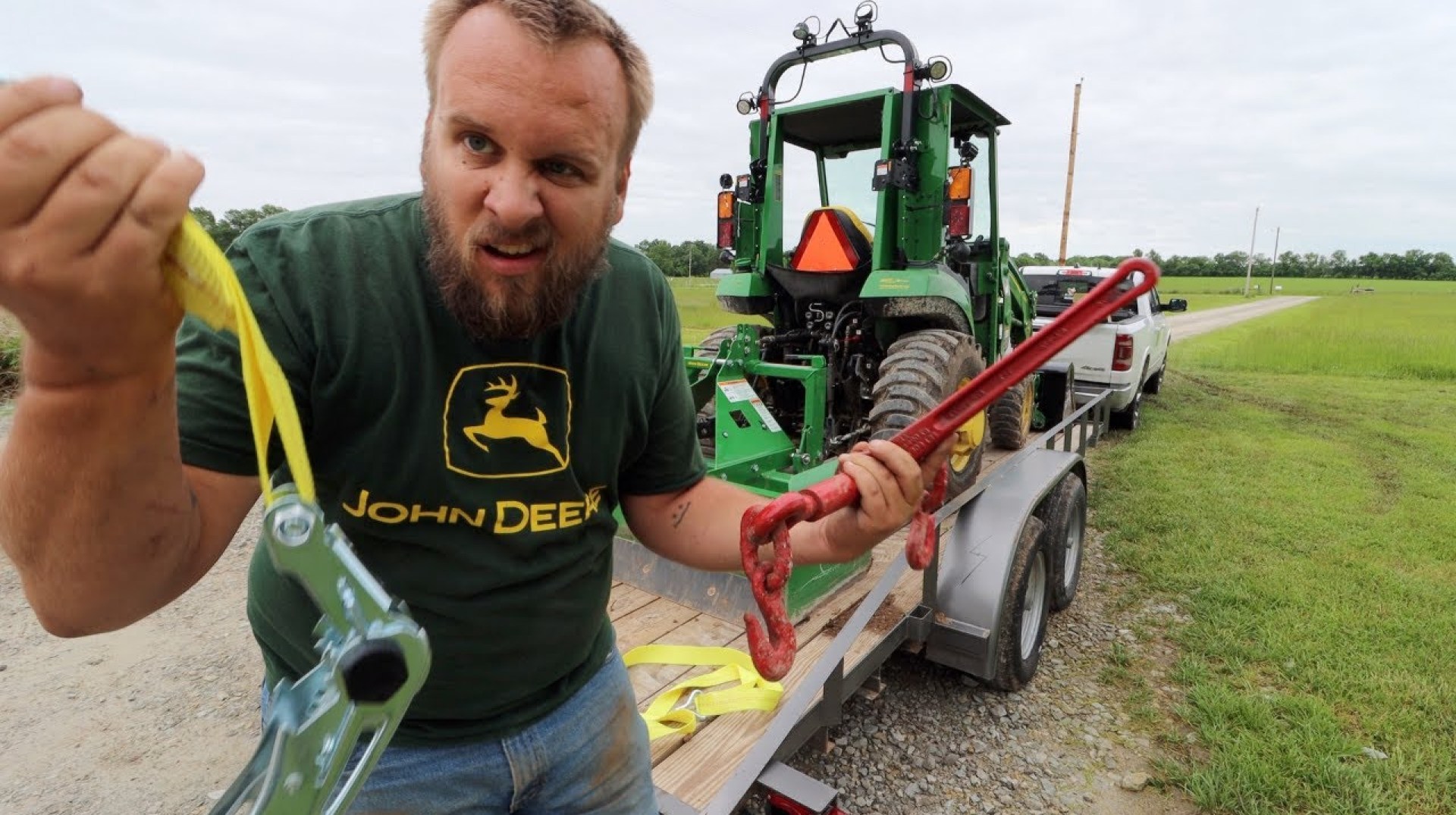 Secure a Tractor to a Trailer Safely Secure a Tractor to a Trailer Safely