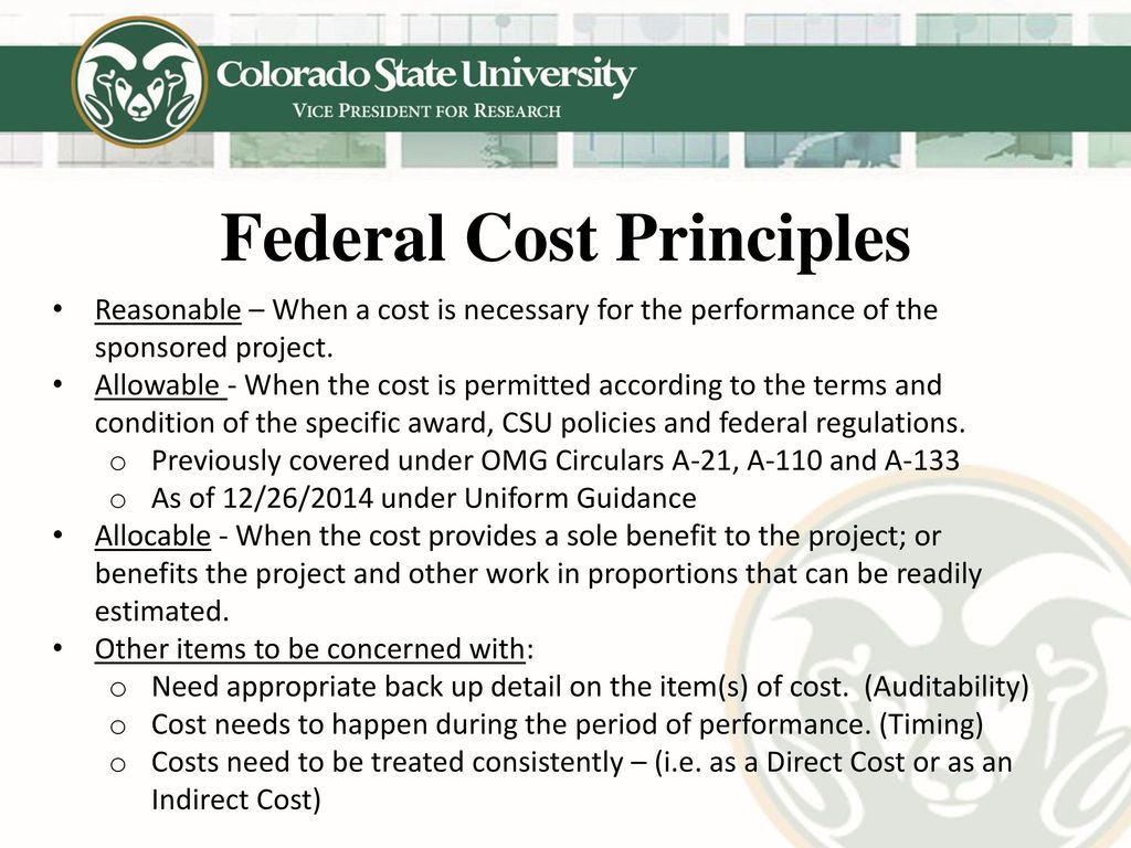 What Are Allowable Costs for Federal Contracts? What Are Allowable Costs for Federal Contracts?
