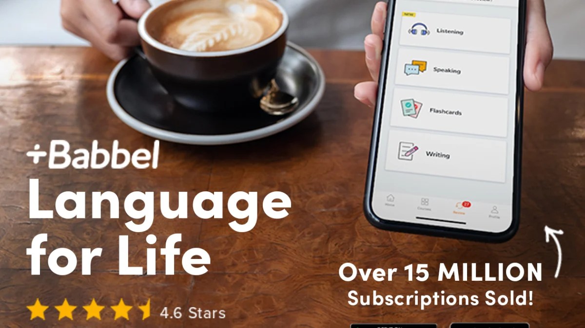 Get a lifetime subscription to Babbel Language Learning for just 9.99 Get a lifetime subscription to Babbel Language Learning for just 9.99