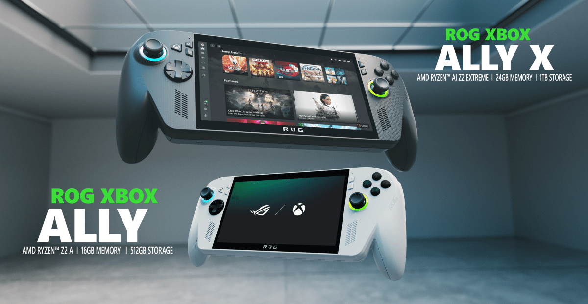 Microsoft and Asus announce two Xbox Ally handhelds with new Xbox full-screen experience Microsoft and Asus announce two Xbox Ally handhelds with new Xbox full-screen experience