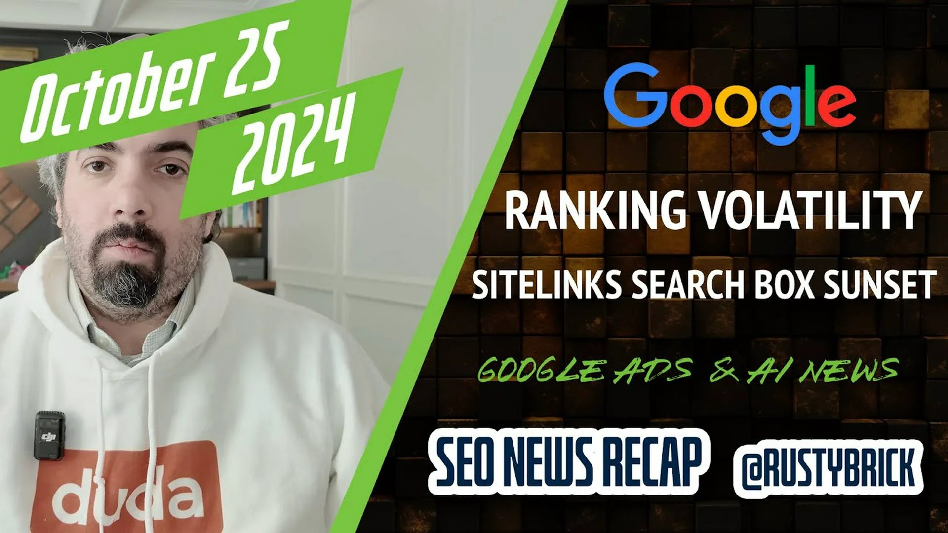 Video: Google Ranking Movement, Sitelinks Search Box Going Away, Gen-AI In Bing & Google, Ad News & More Video: Google Ranking Movement, Sitelinks Search Box Going Away, Gen-AI In Bing & Google, Ad News & More