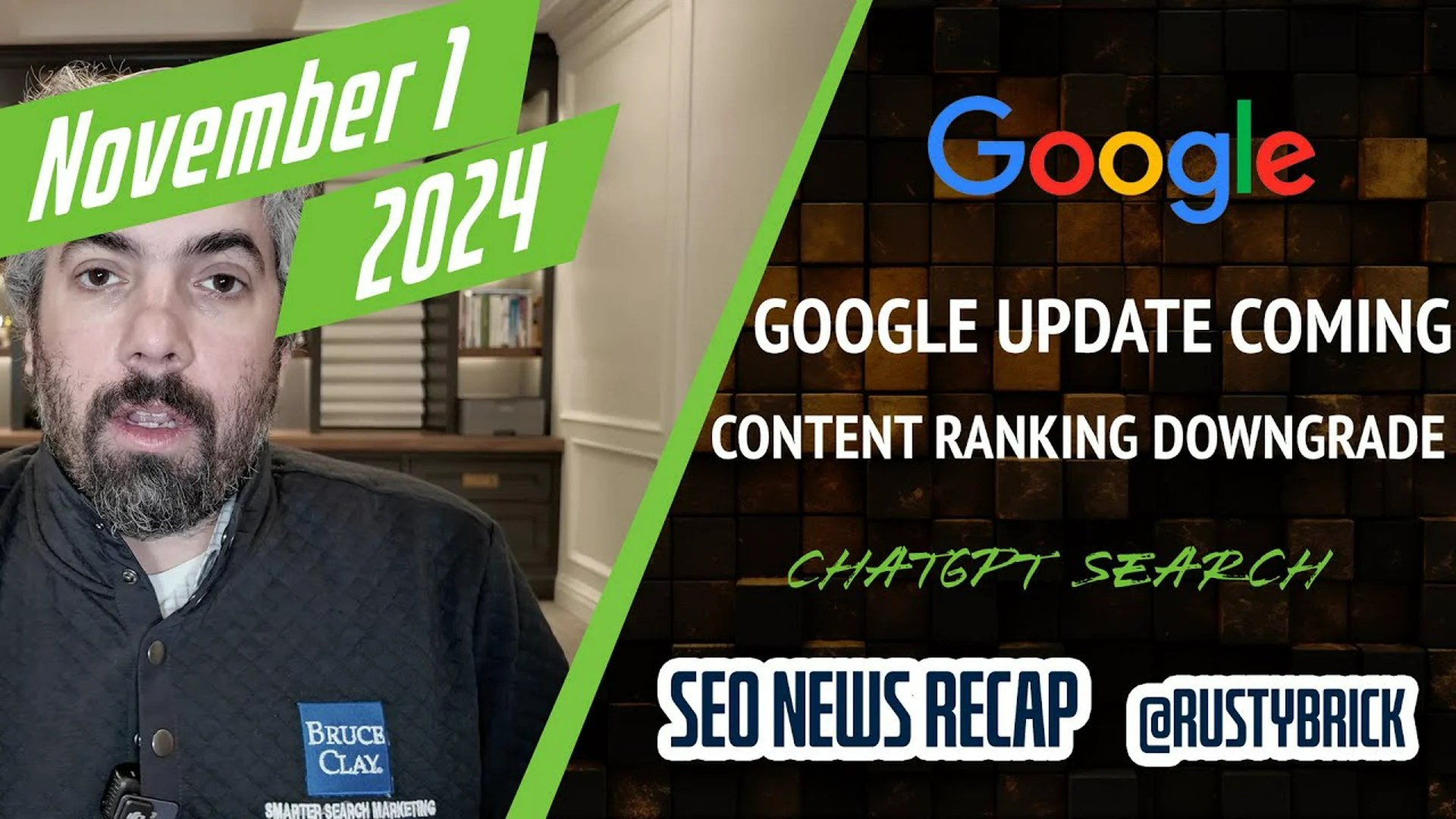 Video: Google Update Coming Soon, Downgrading Content, AI Overviews Expands, ChatGPT Search, Volatility Continues & Unauthorized Ad Rep Changes Video: Google Update Coming Soon, Downgrading Content, AI Overviews Expands, ChatGPT Search, Volatility Continues & Unauthorized Ad Rep Changes