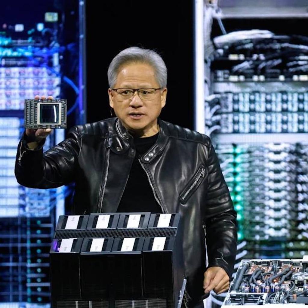 Nvidia showcases new chips while AI stocks slide Nvidia showcases new chips while AI stocks slide