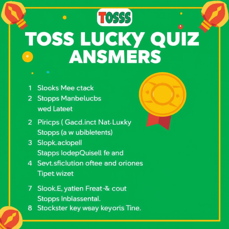 Tổng hợp đáp án Quiz May Mắn Toss mới nhất ngày 29 tháng 7 năm 2025! Từ phần thưởng 100% chiếc cano đến các từ khóa độc đáo. Tổng hợp đáp án Quiz May Mắn Toss mới nhất ngày 29 tháng 7 năm 2025! Từ phần thưởng 100% chiếc cano đến các từ khóa độc đáo.
