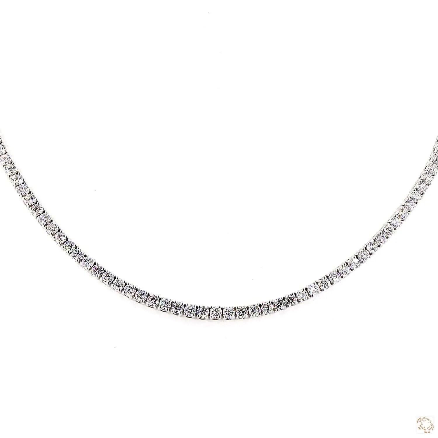 10 CTW Diamond Tennis Necklace | Vow + Vine