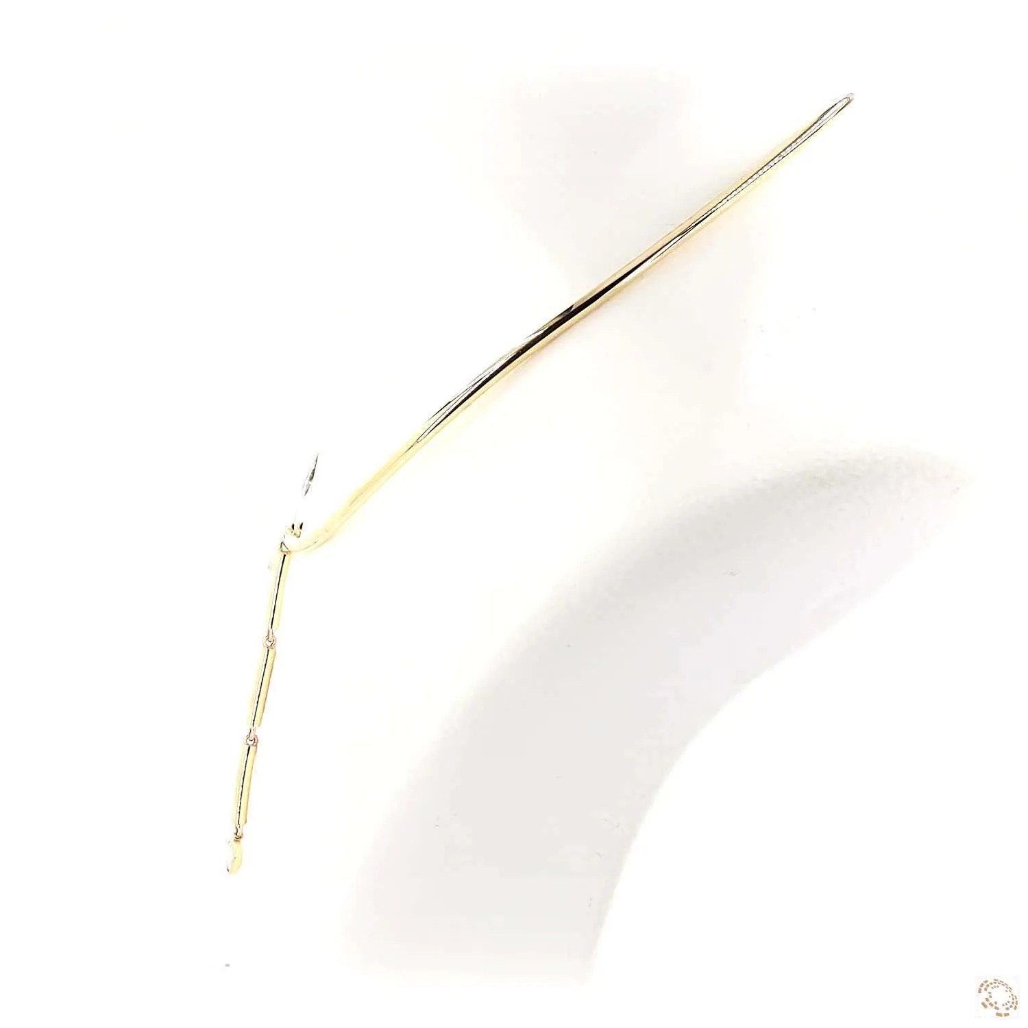 Omega Chain Toi et Moi Diamond Necklace | Vow + Vine