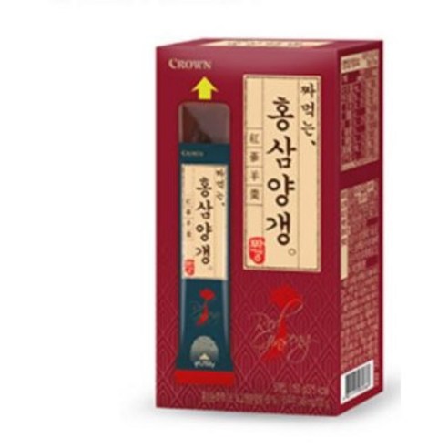 크라운 짜먹는 홍삼 양갱, 30g, 10개