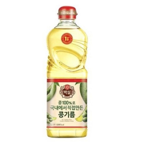 백설 콩기름, 900ml, 1개