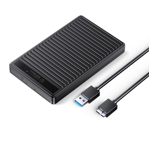 오리코 2.5인치 USB-A SATA 외장하드케이스 PDD25, Micro-B to USB-A, 1개
