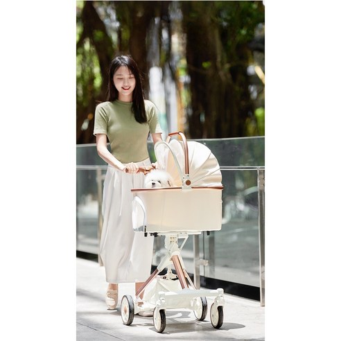 펫텐 피카노리 럭셔리 프리미엄 에디션 유모차 화이트골드 강아지 애완동물 애완견, 그레이